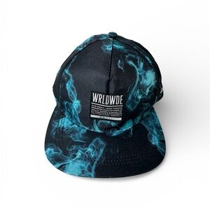 H&M Men’s Fashion Black and Blue Graphic Cap